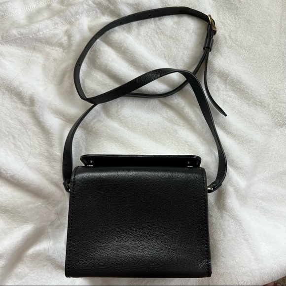 FRENCH Style Classical Vintage Hat and Striped Coat Design Print Crossbody Bag - Picture 4 of 8